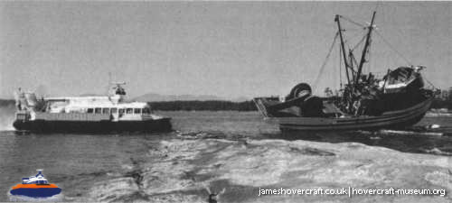 SRN6 with the Canadian Coastguard -  (credit: The <a href='http://www.hovercraft-museum.org/' target='_blank'>Hovercraft Museum Trust</a>).